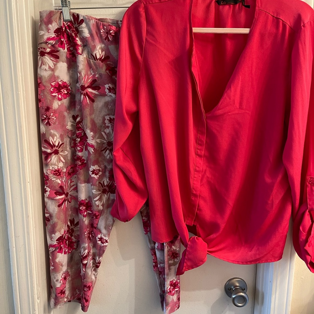 Relaxed Fit Pant and blouse